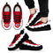 Custom Printed Cincinnati Reds Sneakers Jagged Saws Creative Draw