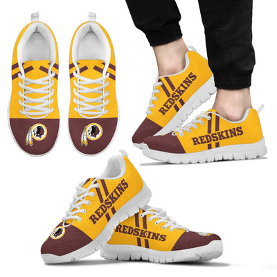 Line Stripe Logo Bottom Washington Redskins Sneakers