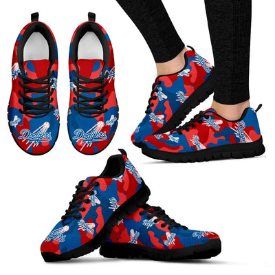 Los Angeles Dodgers Cotton Camouflage Fabric Military Solider Style Sneakers