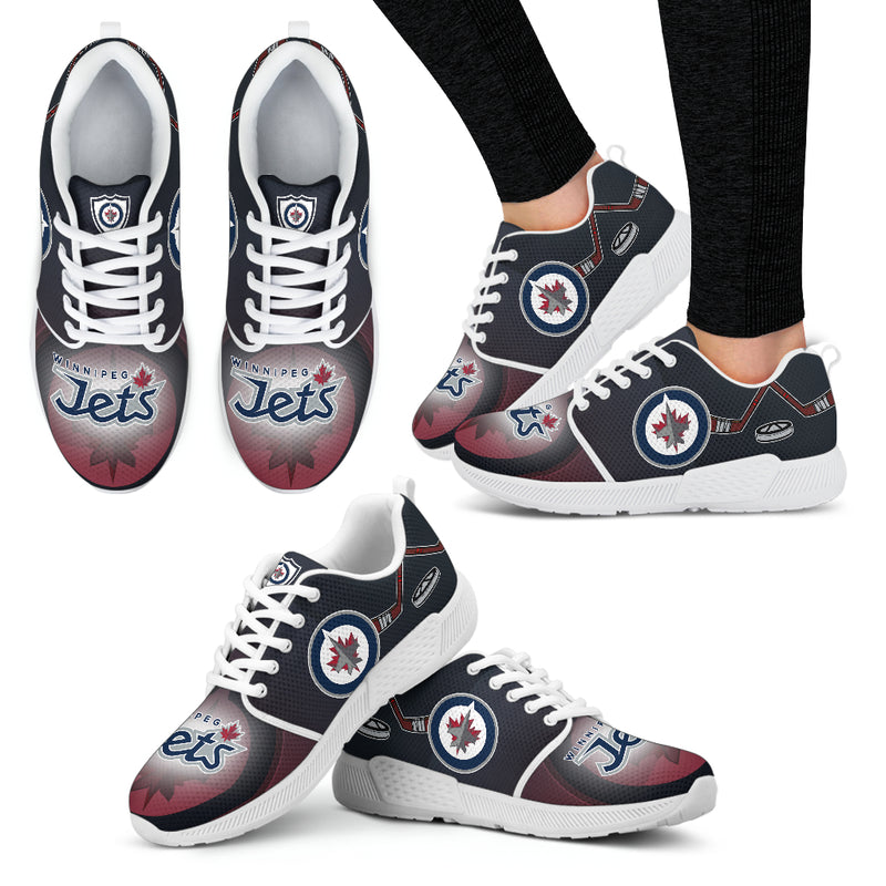 Awesome Winnipeg Jets Running Sneakers For Hockey Fan