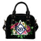 Floral Rose Valentine Logo Tampa Bay Rays Shoulder Handbags
