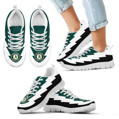 Best Funny Oakland Athletics Sneakers Jagged Saws Creative Draw