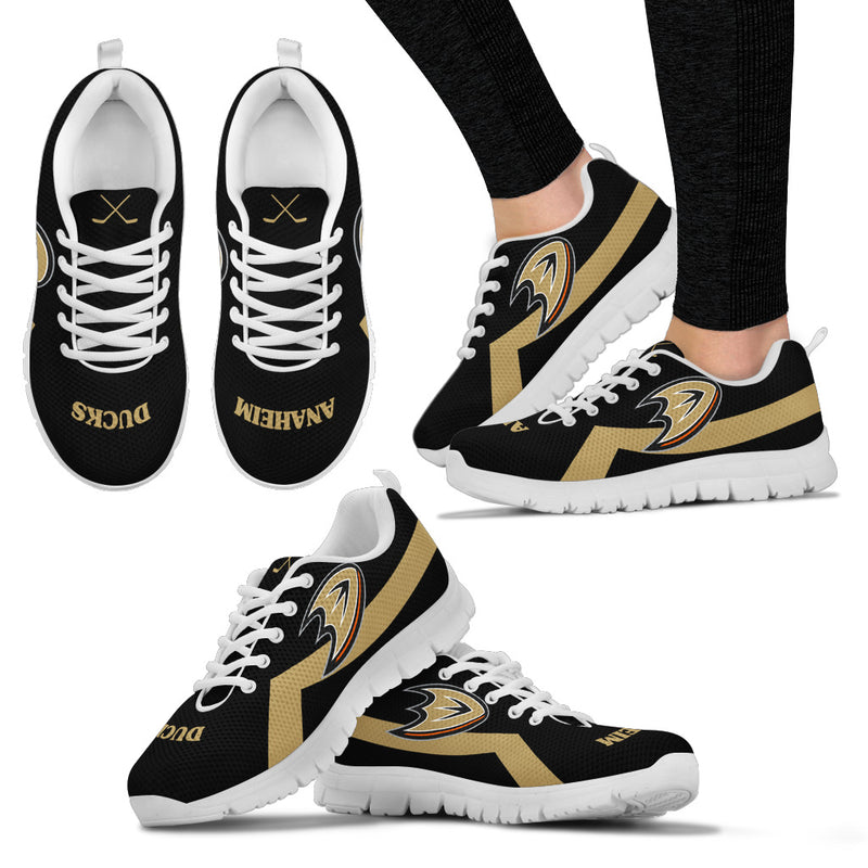 Anaheim Ducks Line Logo Sneakers