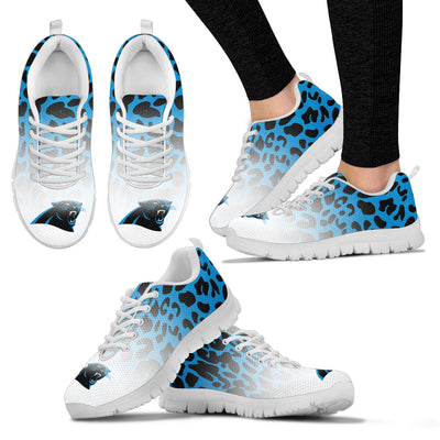 Leopard Pattern Awesome Carolina Panthers Sneakers