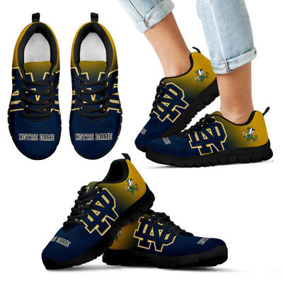 Colorful Unofficial Notre Dame Fighting Irish Sneakers