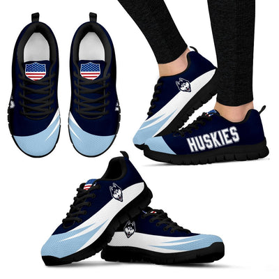 Awesome Gift Logo Connecticut Huskies Sneakers