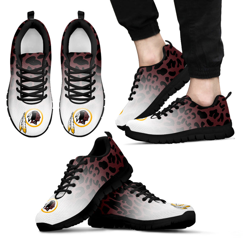 Leopard Pattern Awesome Washington Redskins Sneakers