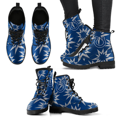 Dizzy Motion Logo Indianapolis Colts Boots