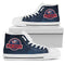 Jurassic Park Columbus Blue Jackets High Top Shoes V2