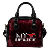 My Love Valentine Fashion SMU Mustangs Shoulder Handbags