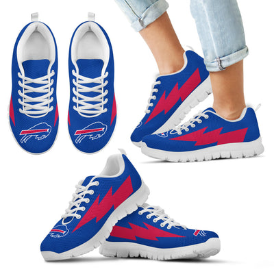 Colorful Buffalo Bills Sneakers Thunder Lightning Amazing Logo