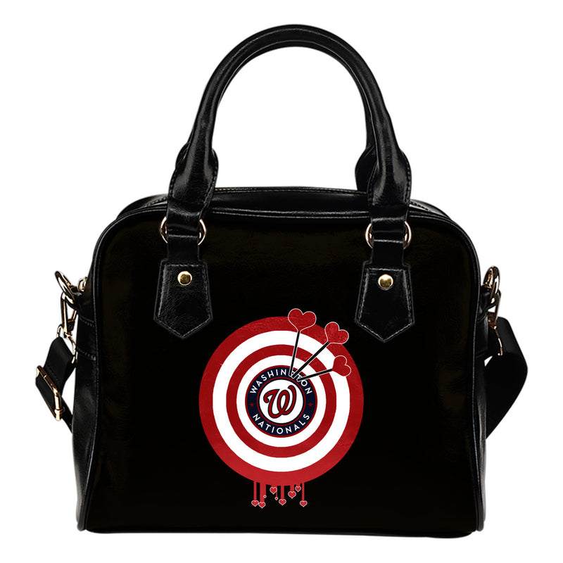 Valentine Sweet Washington Nationals Dart Couple Love Shoulder Handbags