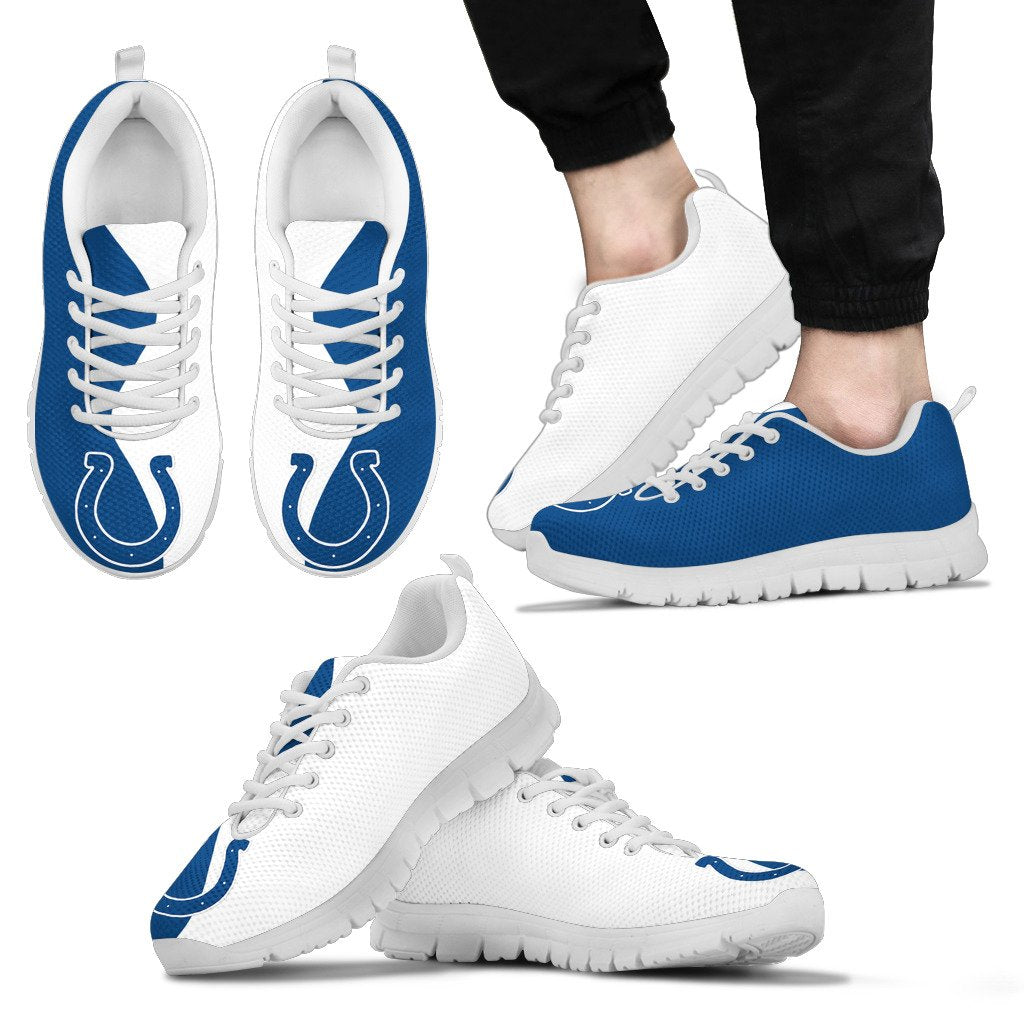Two Colors Trending Lovely Indianapolis Colts Sneakers