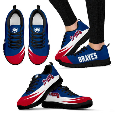 Awesome Gift Logo Atlanta Braves Sneakers