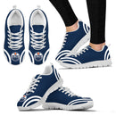 Lovely Curves Stunning Logo Icon Edmonton Oilers Sneakers