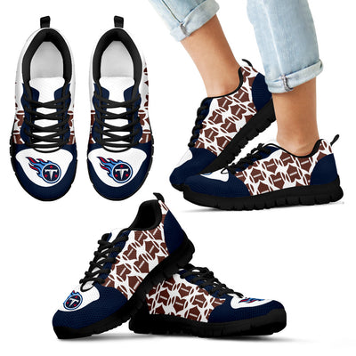 Great Football Love Frame Tennessee Titans Sneakers