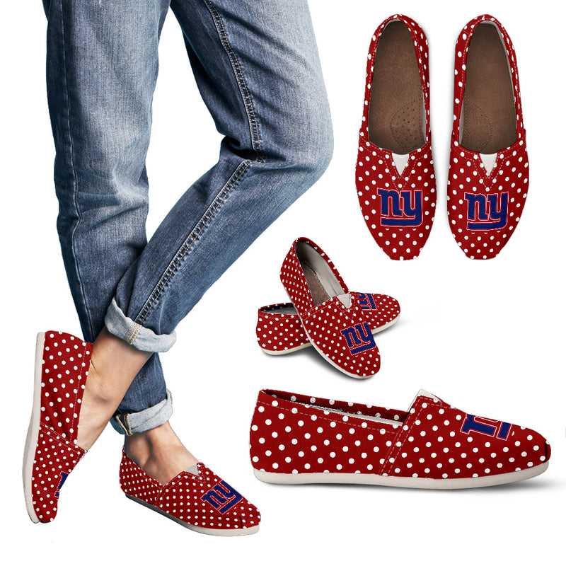 Red Valentine Cosy Atmosphere New York Giants Casual Shoes ver 2