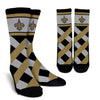 Sports Highly Dynamic Beautiful New Orleans Saints Crew Socks
