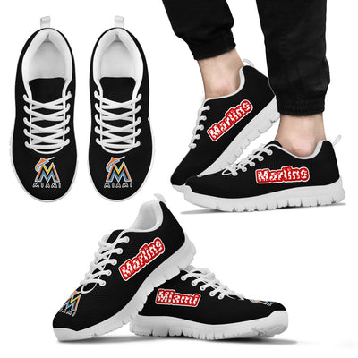 Magnificent Miami Marlins Amazing Logo Sneakers
