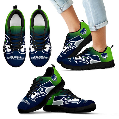 Colorful Unofficial Seattle Seahawks Sneakers