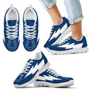 Beautiful Indianapolis Colts Sneakers Thunder Lightning Amazing Logo