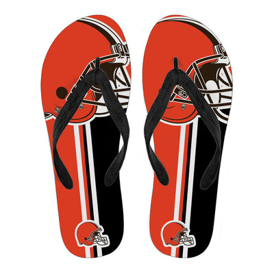 Great Cleveland Browns Fan Gift Two Main Colors Flip Flops