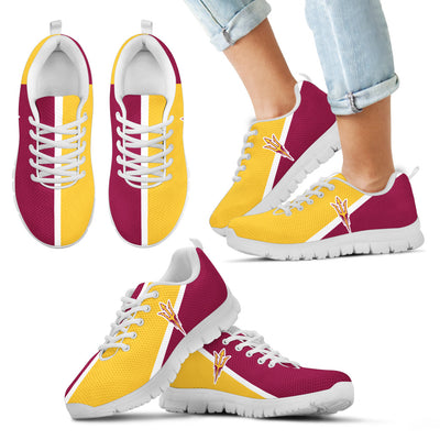 Dynamic Aparted Colours Beautiful Logo Arizona State Sun Devils Sneakers