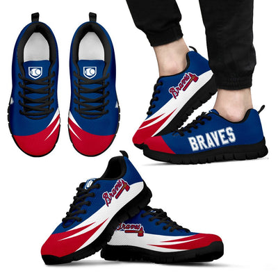 Awesome Gift Logo Atlanta Braves Sneakers