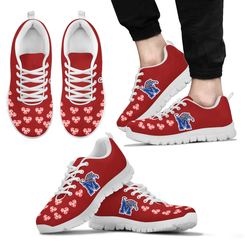 Love Extreme Emotion Pretty Logo Memphis Tigers Sneakers