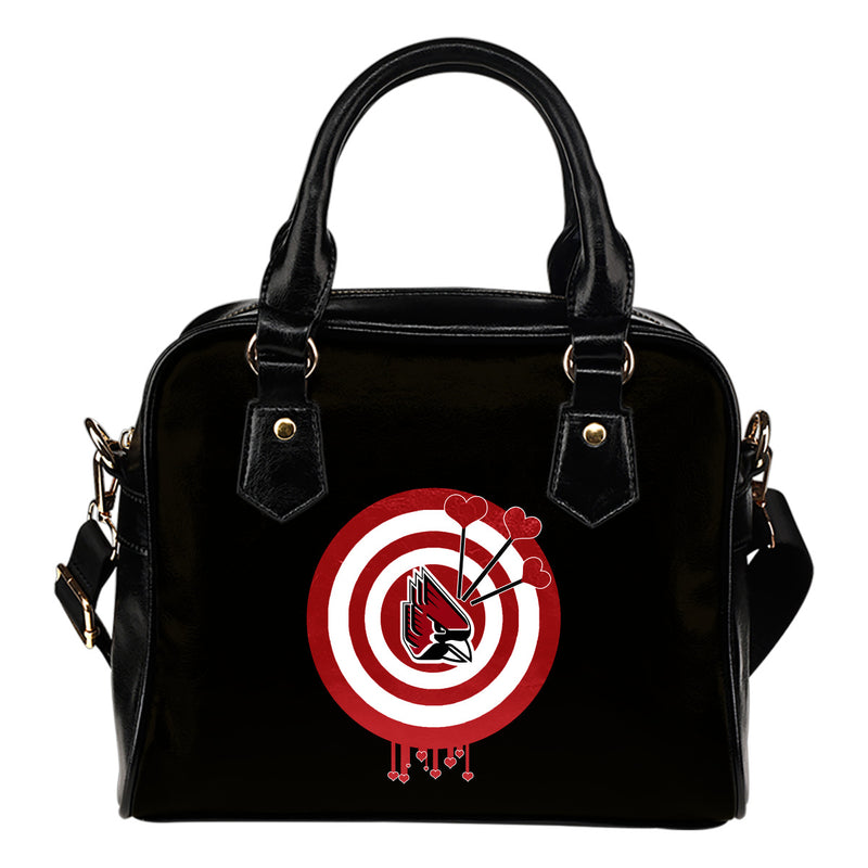 Valentine Sweet Ball State Cardinals Dart Couple Love Shoulder Handbags