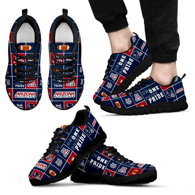 Colorful Pride Flag Arizona Wildcats Sneakers