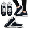 Marvelous Striped Stunning Logo New England Patriots Sneakers