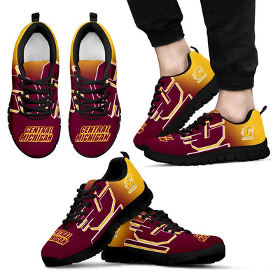 Colorful Unofficial Central Michigan Chippewas Sneakers