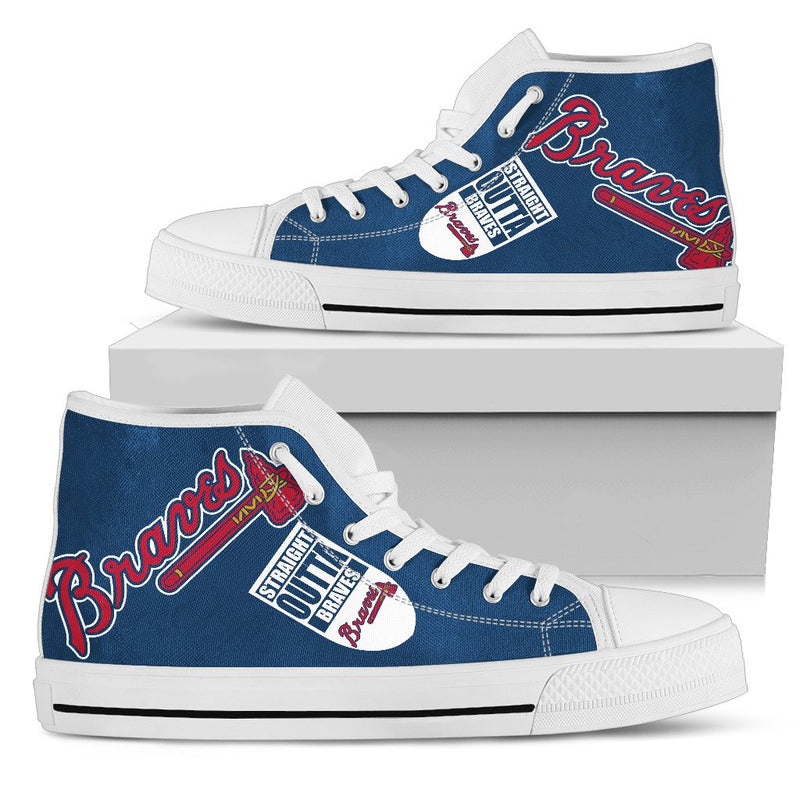 Straight Outta Atlanta Braves High Top Shoes