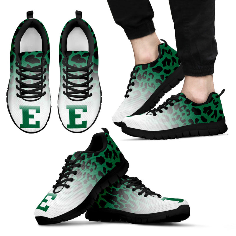 Leopard Pattern Awesome Eastern Michigan Eagles Sneakers
