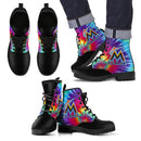 Tie Dying Awesome Background Rainbow Miami Marlins Boots