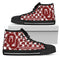 Puzzle Logo With Oklahoma Sooners High Top Shoes