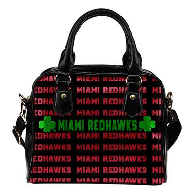 Colorful Miami RedHawks Stunning Letters Shoulder Handbags