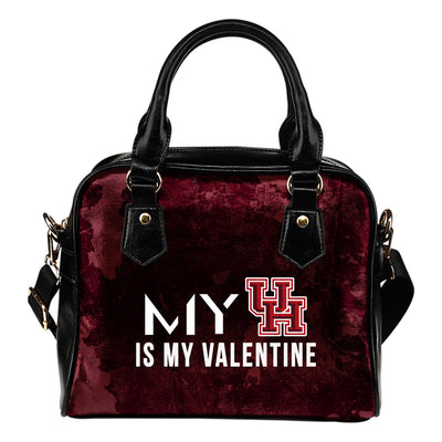 My Perfectly Love Valentine Fashion Houston Cougars Shoulder Handbags