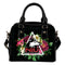 Floral Rose Valentine Logo Northern Illinois Huskies Shoulder Handbags