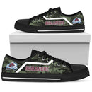 Simple Camo Colorado Avalanche Low Top Shoes