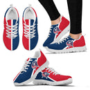 Dynamic Aparted Colours Beautiful Logo Columbus Blue Jackets Sneakers