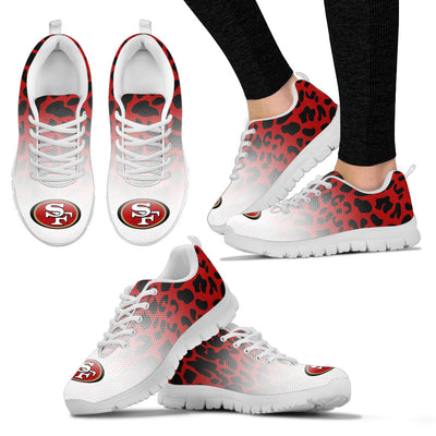 Leopard Pattern Awesome San Francisco 49ers Sneakers