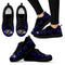 Tribal Flames Pattern Baltimore Ravens Sneakers