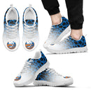 Custom Printed New York Islanders Sneakers Leopard Pattern Awesome