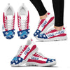 Proud Of American Flag Three Line Detroit Lions Sneakers