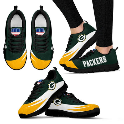 Awesome Gift Logo Green Bay Packers Sneakers
