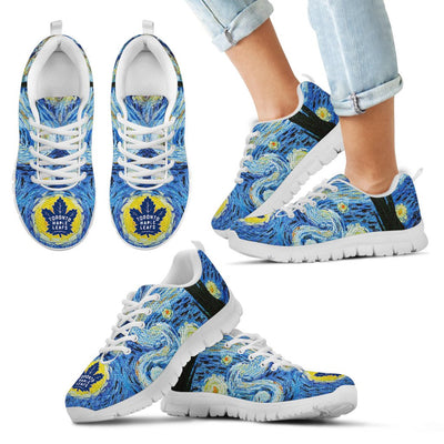 Sky Style Art Nigh Exciting Toronto Maple Leafs Sneakers