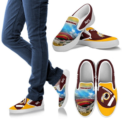 Proud Of Stadium Washington Redskins Slip-on Shoes