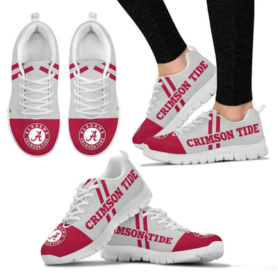 Line Stripe Logo Bottom Alabama Crimson Tide Sneakers